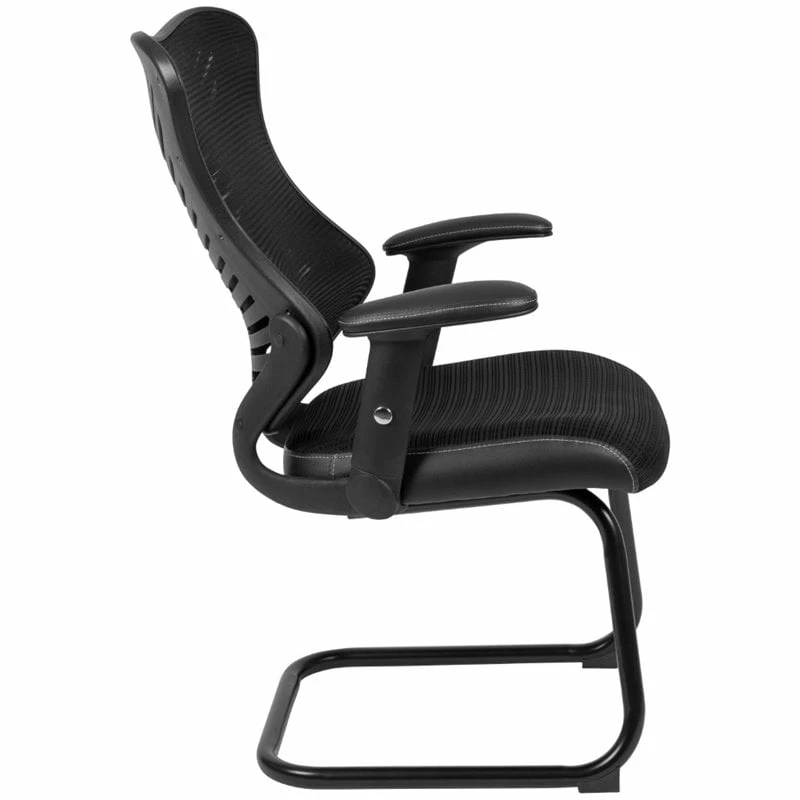 Best Sale ๐ Scranton & Co Contemporary Mesh Sled Base Office Chair In Black ๐ 2 Best Sale ๐ Scranton & Co Contemporary Mesh Sled Base Office Chair In Black ๐ - Image 2