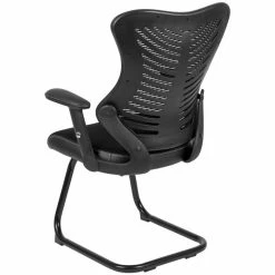 Best Sale ๐ Scranton & Co Contemporary Mesh Sled Base Office Chair In Black ๐ 7 Best Sale ๐ Scranton & Co Contemporary Mesh Sled Base Office Chair In Black ๐ -Guest Chairs Sales 2437144 2 L