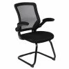 Buy 😍 Scranton & Co Contemporary Mesh Sled Base Office Chair In Black 😍