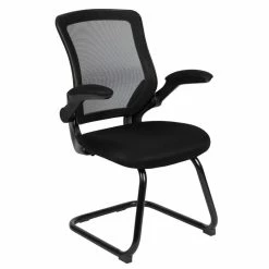 Buy 😍 Scranton & Co Contemporary Mesh Sled Base Office Chair In Black 😍