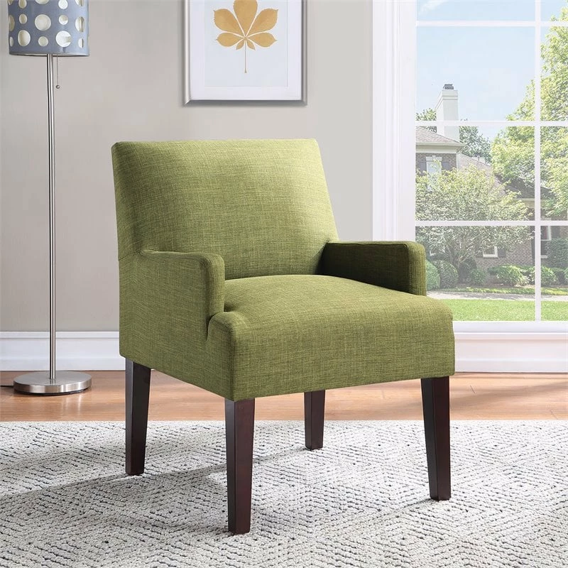 Wholesale ๐ OS Home And Office Furniture Transitional Fabric Guest Chair In Green โ 2 Wholesale ๐ OS Home And Office Furniture Transitional Fabric Guest Chair In Green โ - Image 2