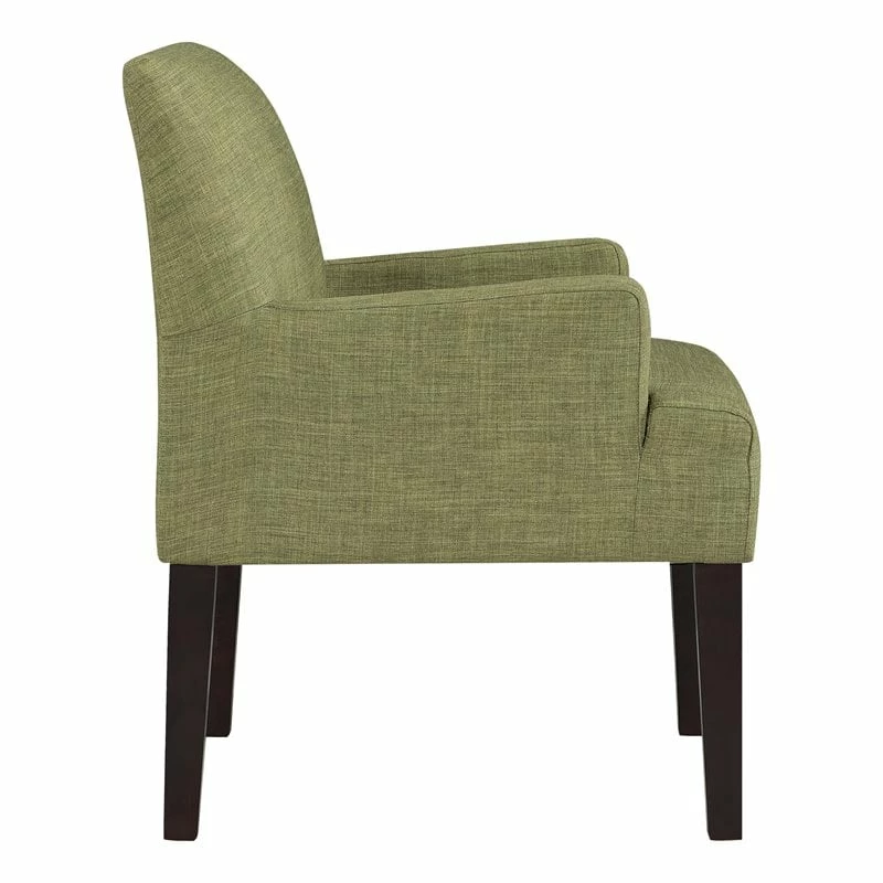 Wholesale ๐ OS Home And Office Furniture Transitional Fabric Guest Chair In Green โ 4 Wholesale ๐ OS Home And Office Furniture Transitional Fabric Guest Chair In Green โ - Image 4