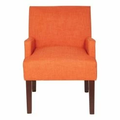 Brand new ⭐ OS Home And Office Furniture Transitional Fabric Guest Chair In Tangerine Orange 😀 -Guest Chairs Sales 2442148 2 L