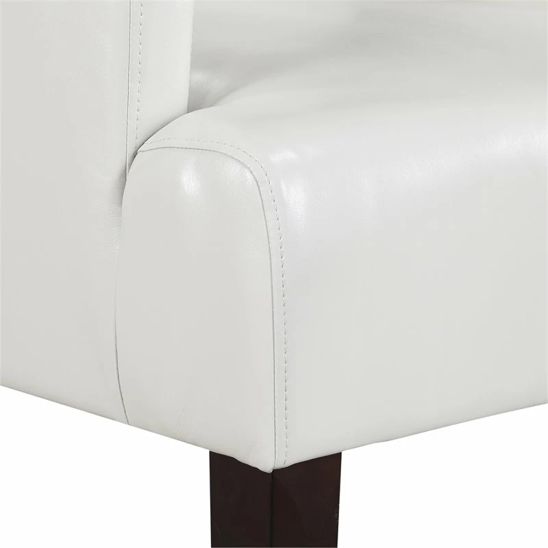 Best Sale ๐ OS Home And Office Furniture Transitional Faux Leather Guest Chair In Cream ๐ 6 Best Sale ๐ OS Home And Office Furniture Transitional Faux Leather Guest Chair In Cream ๐ - Image 6