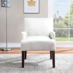 Best Sale ๐ OS Home And Office Furniture Transitional Faux Leather Guest Chair In Cream ๐ 13 Best Sale ๐ OS Home And Office Furniture Transitional Faux Leather Guest Chair In Cream ๐ -Guest Chairs Sales 2442159 6 L