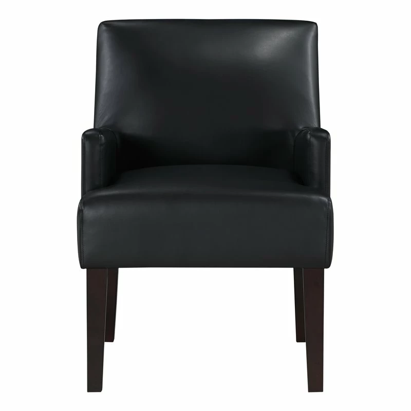 Discount ๐ OSP Home Furnishings Main Street Guest Chair Black Faux Leather ๐ 3 Discount ๐ OSP Home Furnishings Main Street Guest Chair Black Faux Leather ๐ - Image 3