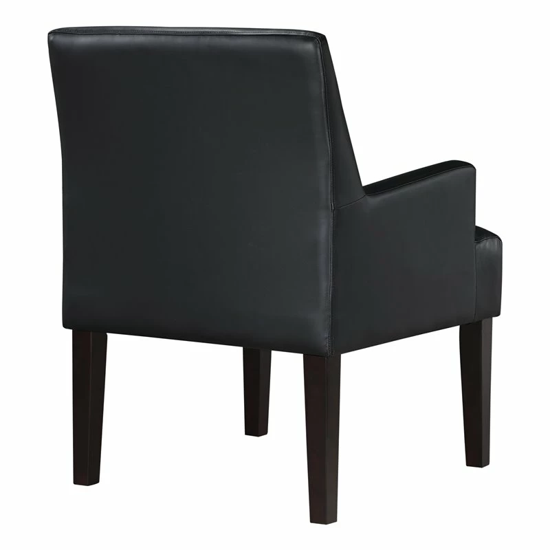Discount ๐ OSP Home Furnishings Main Street Guest Chair Black Faux Leather ๐ 5 Discount ๐ OSP Home Furnishings Main Street Guest Chair Black Faux Leather ๐ - Image 5