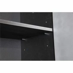 Cheapest ⭐ Tuff Stor 23.5" 2-door Contemporary Wood Garage Base Cabinet In Black/Silver ❤️ -Guest Chairs Sales 2442417 4 L