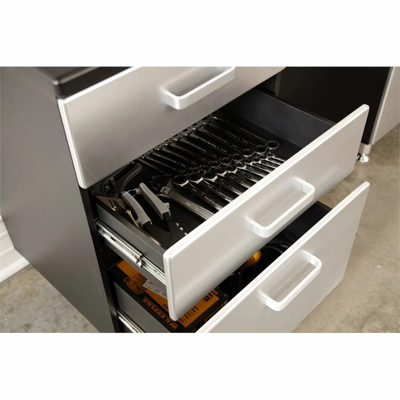 Best Pirce ⌛ Tuff Stor 23.5" 3-drawer Contemporary Wood Garage Base Cabinet In Silver/Black ❤️ 6 Best Pirce ⌛ Tuff Stor 23.5" 3-drawer Contemporary Wood Garage Base Cabinet In Silver/Black ❤️ - Image 6