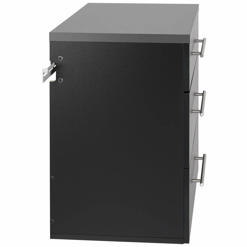 Flash Sale ๐ฅ Pemberly Row Transitional 3 Drawer Wooden Base Garage Storage Cabinet In Black ๐ฅฐ 3 Flash Sale ๐ฅ Pemberly Row Transitional 3 Drawer Wooden Base Garage Storage Cabinet In Black ๐ฅฐ - Image 3
