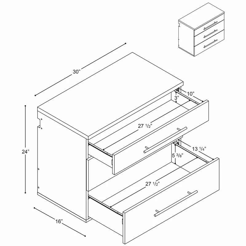 Flash Sale ๐ฅ Pemberly Row Transitional 3 Drawer Wooden Base Garage Storage Cabinet In Black ๐ฅฐ 11 Flash Sale ๐ฅ Pemberly Row Transitional 3 Drawer Wooden Base Garage Storage Cabinet In Black ๐ฅฐ - Image 11