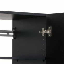 Coupon ⭐ Pemberly Row Transitional 36" Upper Wooden Garage Storage Cabinet In Black 🧨 -Guest Chairs Sales 2452077 16 L