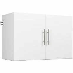 Best Sale ⭐ Pemberly Row Contemporary 36" Wall Mounted Garage Cabinet In White 🥰