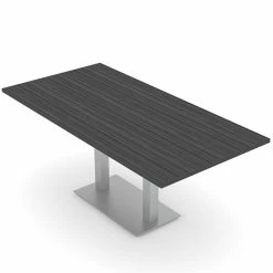 Wholesale 🥰 Skutchi Designs Inc Rectangle 4 Person Conference Table Laminate Top Square Base 36X60 Asian Night 🥰
