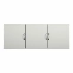 Promo ✨ Pemberly Row Engineered Wood Transitional 54" Wall Cabinet In White 😍 -Guest Chairs Sales 2468805 6 L