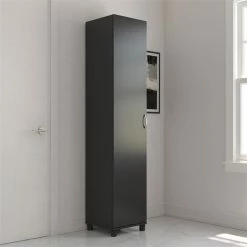 Budget 💯 Pemberly Row Transitional 16" Utility Storage Cabinet In Black 😀 -Guest Chairs Sales 2468820 14 L