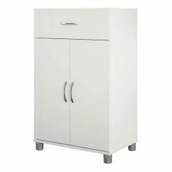 Best reviews of 😍 Pemberly Row Transitional 24" 1 Drawer/2 Door Base Storage Cabinet In White 🥰