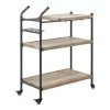 Best deal 😀 ACME Furniture ACME Brantley Serving Cart In Oak And Sandy Black ✔️