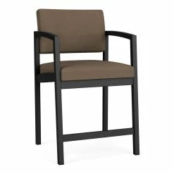 Promo β Lesro Lenox Steel Modern Polyurethane Hip Chair In Black/Castillo Quarry π