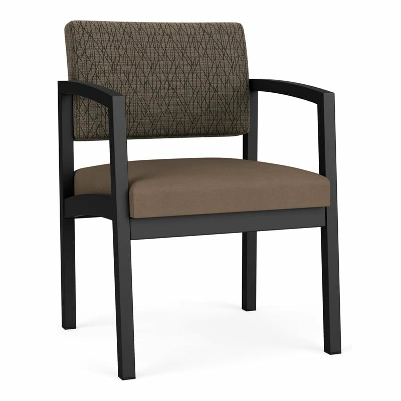Best Pirce ๐ Lesro Lenox Steel Fabric Guest Chair In Black/Adler Peppercorn/Castillo Quarry ๐ 1 Best Pirce ๐ Lesro Lenox Steel Fabric Guest Chair In Black/Adler Peppercorn/Castillo Quarry ๐