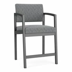 Best deal 😍 Lesro Lenox Steel Modern Fabric Hip Chair In Charcoal/Adler Gray Flannel 😀