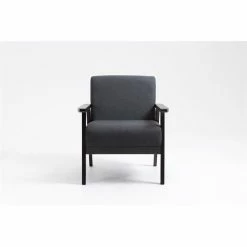 Brand new ๐ Lilola Home Bahamas Dark Gray Espresso Solid Wood Linen Fabric Modern Chair ๐ 8 Brand new ๐ Lilola Home Bahamas Dark Gray Espresso Solid Wood Linen Fabric Modern Chair ๐ -Guest Chairs Sales 2474333 2 L