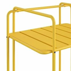 Cheap 🛒 COSCO Novogratz Poolside Gossip Collection Penelope Outdoor/Indoor Cart In Yellow 🔥 -Guest Chairs Sales 2474352 3 L