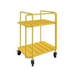 Cheap 🛒 COSCO Novogratz Poolside Gossip Collection Penelope Outdoor/Indoor Cart In Yellow 🔥