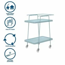 Buy β¨ COSCO 2 Tier Serving Cart In Blue π 13 Buy β¨ COSCO 2 Tier Serving Cart In Blue π -Guest Chairs Sales 2474466 2 L