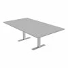 Wholesale ❤️ Skutchi Designs Inc 8 Person Rectangular Conference Table T-Legs Harmony Series 7 Foot Light Gray 😀