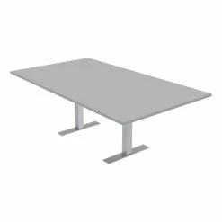 Wholesale โค๏ธ Skutchi Designs Inc 8 Person Rectangular Conference Table T-Legs Harmony Series 7 Foot Light Gray ๐