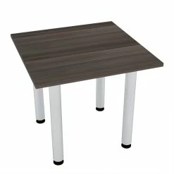 Outlet ⌛ Skutchi Designs Inc 34 Small Square Conference Table Post Legs Engineered Wood Black Oak 💯