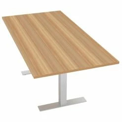 Deals 🥰 Skutchi Designs Inc 36X72 Rectangular Conference Table 6 Person Laminate Top T-Feet Driftwood 👏