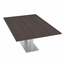 Best reviews of 👏 Skutchi Designs Inc 6 Person Wide Rectangular Conference Table 48X72 Square Metal Base Black Oak 😀