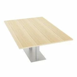 Best Sale ๐ Skutchi Designs Inc 6 Person Wide Rectangular Conference Table 48X72 Square Metal Base Maple ๐