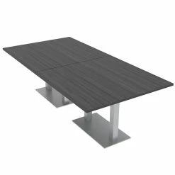 Best Pirce ๐ฏ Skutchi Designs Inc Large 8 Rectangular Conference Table 8 Person Square Metal Base Asian Night ๐คฉ