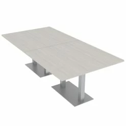 Best deal โ Skutchi Designs Inc Large 8 Rectangular Conference Table 8 Person Square Metal Base Sea Salt ๐ฏ