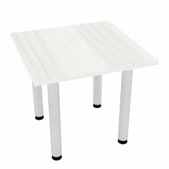 Discount 😉 Skutchi Designs Inc 34 Small Square Conference Table Post Legs Engineered Wood White Cypress 🎁