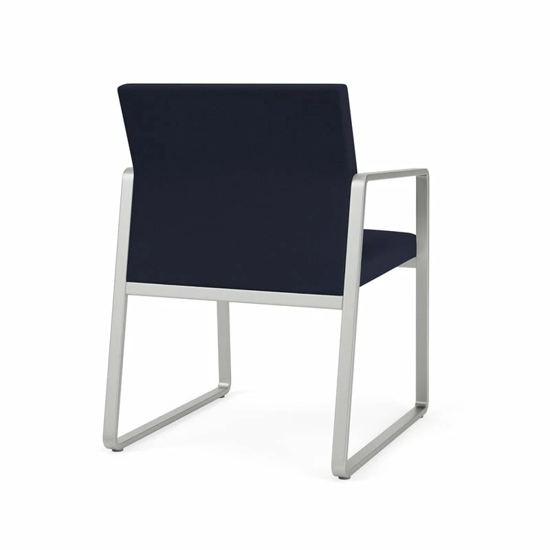 Hot Sale ๐ Lesro Gansett Modern Fabric Guest Chair In Silver/Open House Navy ๐ 3 Hot Sale ๐ Lesro Gansett Modern Fabric Guest Chair In Silver/Open House Navy ๐ - Image 3