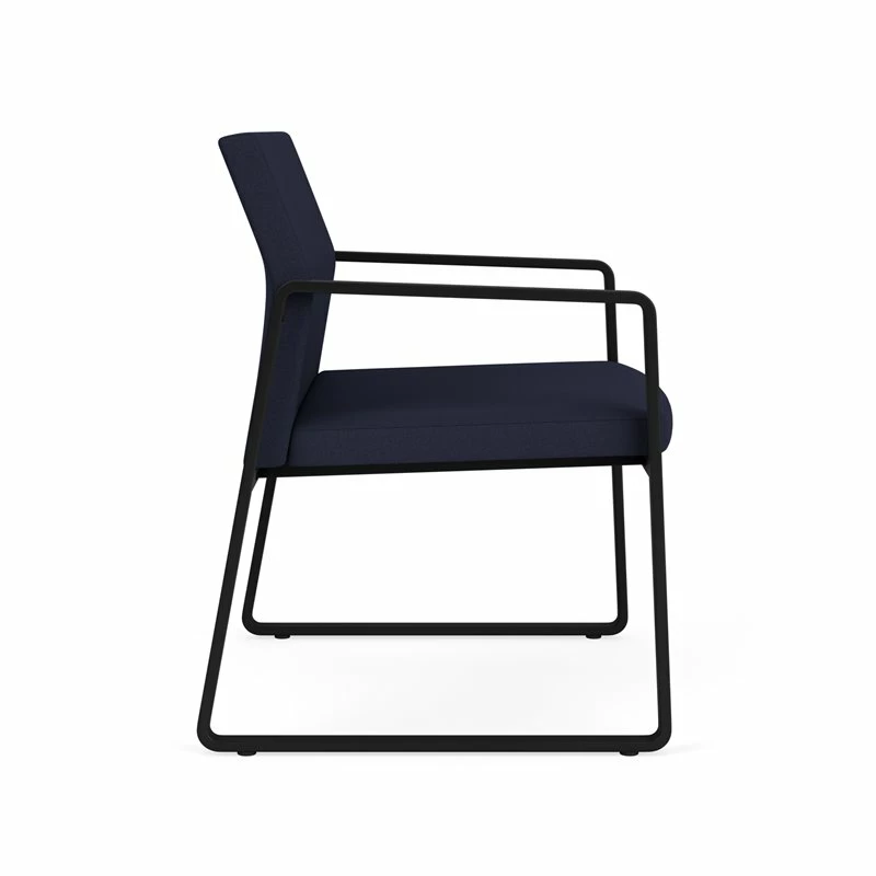 Discount โจ Lesro Gansett Modern Fabric Oversize Guest Chair In Black/Open House Navy ๐งจ 2 Discount โจ Lesro Gansett Modern Fabric Oversize Guest Chair In Black/Open House Navy ๐งจ - Image 2
