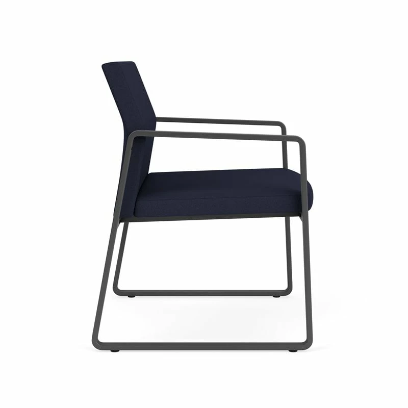 Best Pirce ๐ Lesro Gansett Modern Fabric Oversize Guest Chair In Charcoal/Open House Navy ๐ 2 Best Pirce ๐ Lesro Gansett Modern Fabric Oversize Guest Chair In Charcoal/Open House Navy ๐ - Image 2