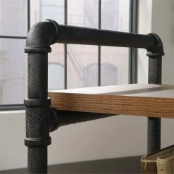 Top 10 🌟 Pemberly Row Multi Purpose Cart In Checked Oak And Black ✨ -Guest Chairs Sales 2499336 14 L