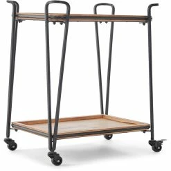 Top 10 🌟 ClickDecor Cooper Bar Cart Black ❤️ -Guest Chairs Sales 2500822 7 L
