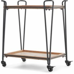 Top 10 🌟 ClickDecor Cooper Bar Cart Black ❤️ -Guest Chairs Sales 2500822 9 L