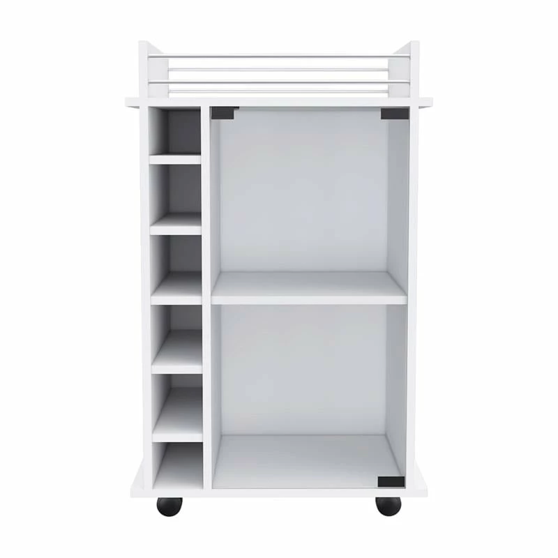 Outlet ๐ Tuhome Furniture TUHOME Dukat Bar Cart White Engineered Wood ๐ฅฐ 1 Outlet ๐ Tuhome Furniture TUHOME Dukat Bar Cart White Engineered Wood ๐ฅฐ