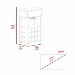 Deals π Tuhome Furniture TUHOME Memphis Bar Cart - Espresso Engineered Wood - For Living Room π― 13 Deals π Tuhome Furniture TUHOME Memphis Bar Cart - Espresso Engineered Wood - For Living Room π― -Guest Chairs Sales 2501841 9 L