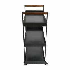 Hot Sale π Benzara 3 Tier Bar Cart With Tray Shelves Metal Frame & Raised Edges - Black β€οΈ 15 Hot Sale π Benzara 3 Tier Bar Cart With Tray Shelves Metal Frame & Raised Edges - Black β€οΈ -Guest Chairs Sales 2502214 7 L