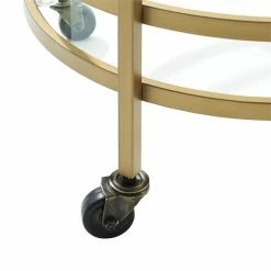 Best deal ๐ Crosley Furniture Bailey Modern Round Metal Bar Cart In Gold ๐คฉ 14 Best deal ๐ Crosley Furniture Bailey Modern Round Metal Bar Cart In Gold ๐คฉ -Guest Chairs Sales 2502426 4 L