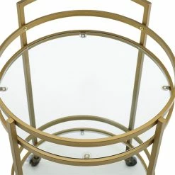 Best deal ๐ Crosley Furniture Bailey Modern Round Metal Bar Cart In Gold ๐คฉ 15 Best deal ๐ Crosley Furniture Bailey Modern Round Metal Bar Cart In Gold ๐คฉ -Guest Chairs Sales 2502426 5 L