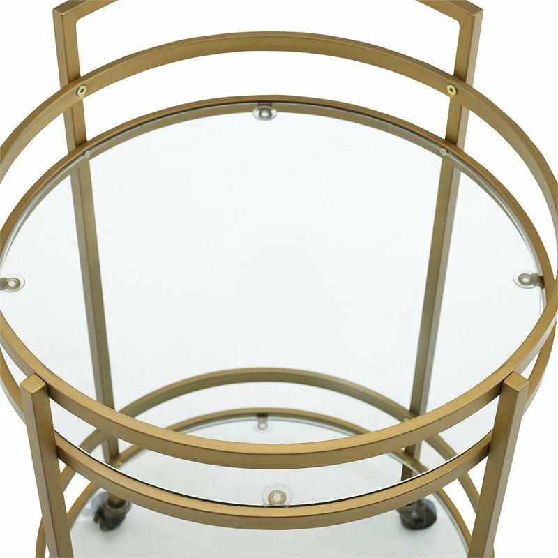 Best deal ๐ Crosley Furniture Bailey Modern Round Metal Bar Cart In Gold ๐คฉ 6 Best deal ๐ Crosley Furniture Bailey Modern Round Metal Bar Cart In Gold ๐คฉ - Image 6